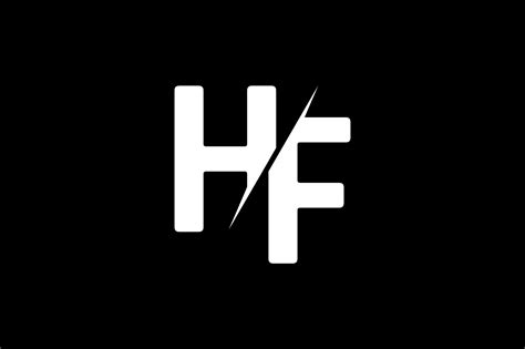 Monogram HF Logo Design Graphic by Greenlines Studios · Creative ...