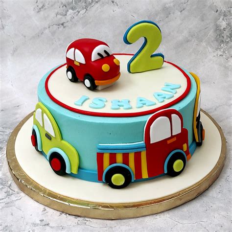 Toy Car Cake | Kids Birthday Cake | Order Custom Cakes in Bangalore – Liliyum Patisserie & Cafe