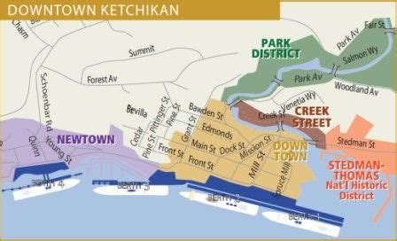 Downtown Ketchikan Alaska Map | Alaska travel cruise, Ketchikan ...