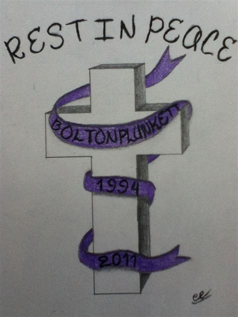 Tattoo Cross- Rest in Peace by Cable-Radiation on DeviantArt