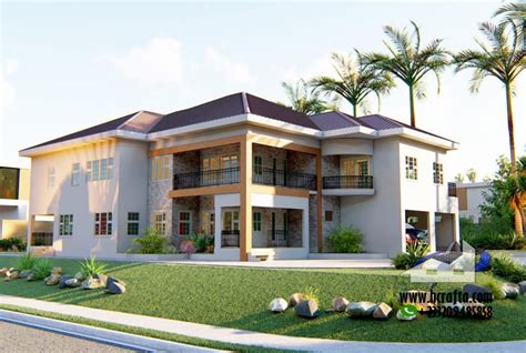 5 Bedroom Modern House Plans In Ghana | Psoriasisguru.com