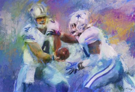 Sports Artist Mark Trubisky's Sports Art Paintings