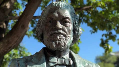 Statue of Frederick Douglass — Former Slave and Abolitionist — Torn Down and Damaged in New York ...