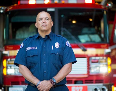 Seattle firefighter Mike Washington told colleagues about some of his most painful and personal ...