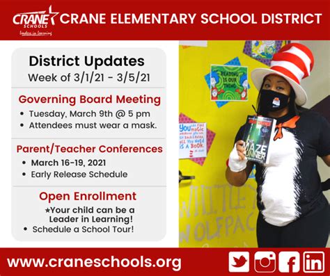 Weekly Update (3.5.21) | Crane Elementary School District