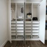 IKEA Closet Organizer: Built-In PAX Wardrobe in a Shared Girls' Room | Remodelaholic