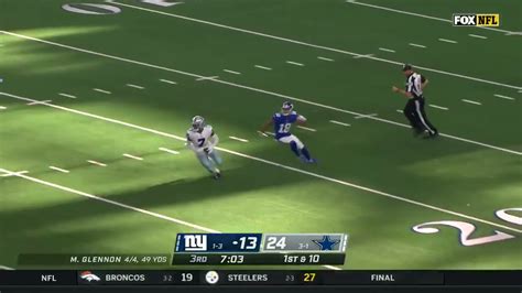 Trevon Diggs INSANE INTERCEPTION | Cowboys vs Giants | NFL Week 5 Highlights - YouTube