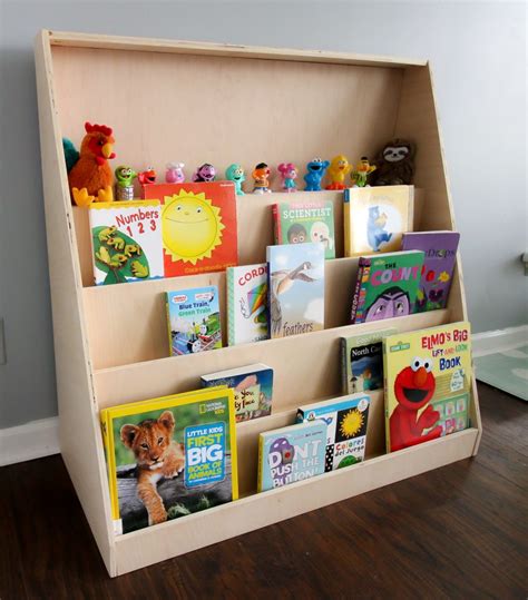 How to build a DIY Montessori front-facing bookshelf - PDF Plans!