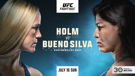 UFC Vegas 77: Holm vs. Bueno Silva Fight Card, Date, Start Time in ...