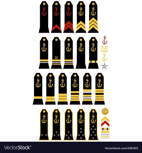 Insignia of the French Navy Royalty Free Vector Image