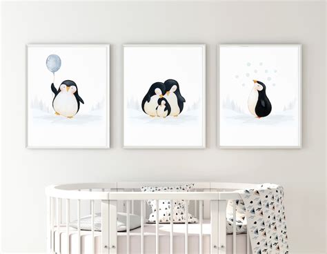 Penguin Nursery Decor Nursery Decor Baby Decor Nursery Wall | Etsy