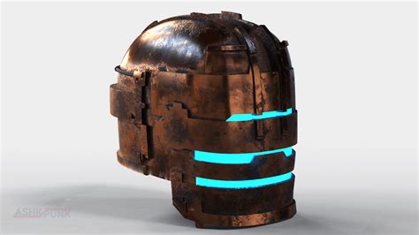 Dead Space Helmet | Blender + Substance Painter : r/3Dmodeling