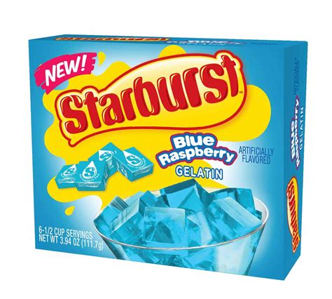 Starburst Gelatin - Blue Raspberry - Kits Smoke 2 Snack-World