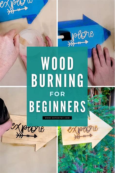 wood burning for beginners is an easy way to make your own wooden burned signs