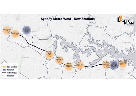 Location of Sydney Metro West Stations Announced – City Plan