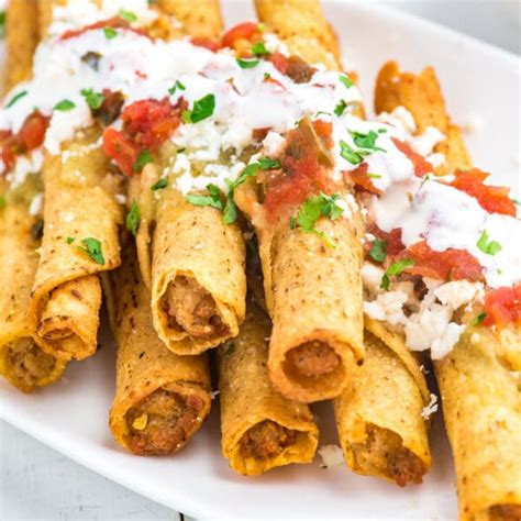 Taquitos In Air Fryer – Deliciously Sprinkled