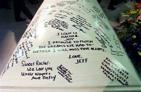 Rachel Joy Scott’s funeral took place at the... - Rachel Joy Scott