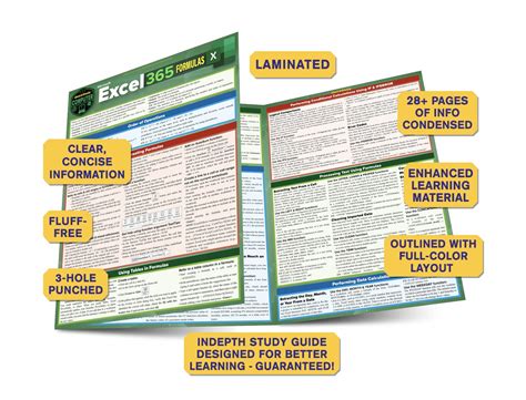 Mua Microsoft Excel 365 Formulas: a QuickStudy Laminated Reference ...