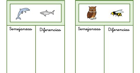 La profeofe: DIFERENCIAS Y SEMEJANZAS ANIMALES