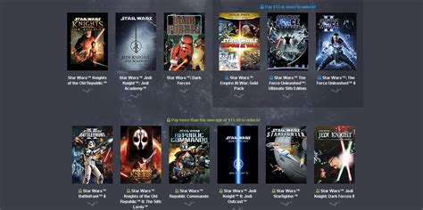 Pay $12, Get 12 Star Wars PC Games - GameSpot