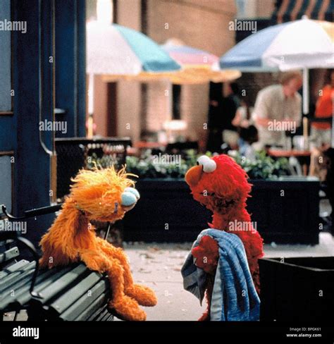 ZEO & ELMO THE ADVENTURES OF ELMO IN GROUCHLAND (1999 Stock Photo ...