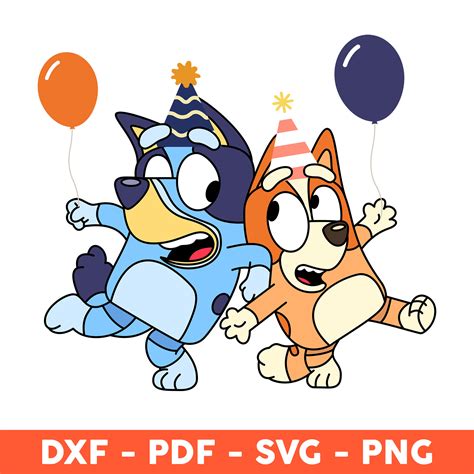 Bluey Birthday Digital Download, Bluey Birthday png, Bluey a | Inspire Uplift