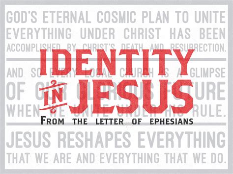 Identity in Jesus - SLE Church