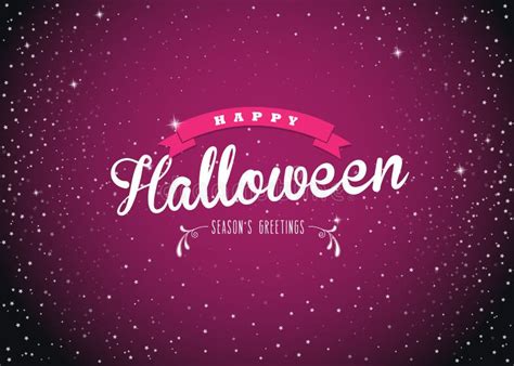 Dark Purple Happy Halloween Background Illustration Stock Vector ...