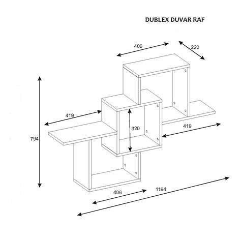 Elvira Wall Shelf - White & Anthracite - Netsan Furniture - Home ...