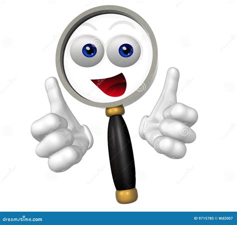 Search icon character stock illustration. Illustration of browse - 9715785