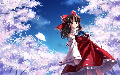 Hakurei reimu spring wallpaper | 2880x1800 | #14800