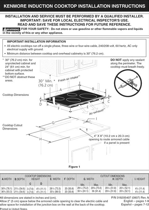 Kenmore Electric Cooktop Wiring Diagram