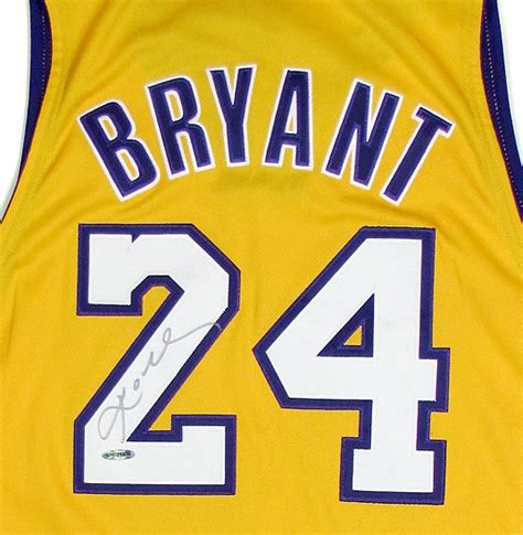 Kobe Bryant Autographed L.A. Lakers Authentic Yellow Jersey #24 (UDA ...