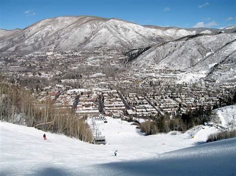 Skiing Aspen Mountain Looking Down On Aspen Colorado- February 3rd 2007 | Aspen Area Photos From ...