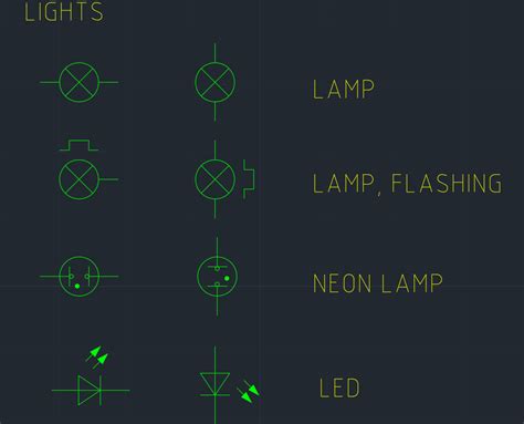Light Symbol – Free CAD Block And AutoCAD Drawing