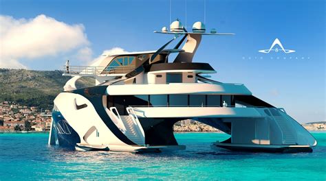 Ava Trimaran Super Yacht Concept Imagines an Ideal Venue for Super-Rich ...