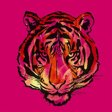 Tiger On Fire Vintage Logo Design 29178119 Vector Art at Vecteezy