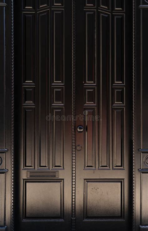 Fragment of Black Wooden Door Texture. Stock Photo - Image of classic ...