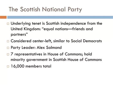 PPT - The Scottish National Party PowerPoint Presentation, free download - ID:2461487