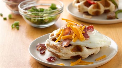 Savory Biscuit Waffles recipe from Pillsbury.com