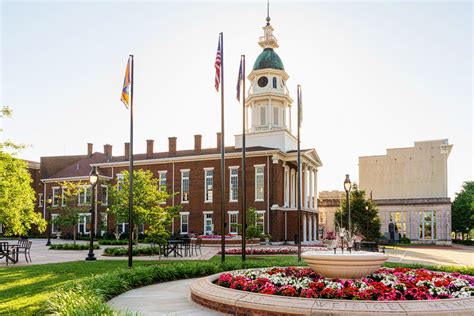 Danville Kentucky Courthouse - Purple Rosemary