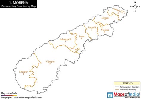 Morena Parliamentary Constituency Map, Election Results and Winning MP