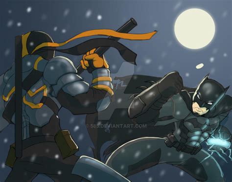 Batman Vs Deathstroke by 585 on DeviantArt