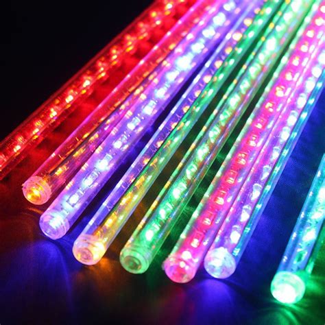 Perfect Holiday LED Meteor Shower Snowfall Lights 30cm - Multicolor ...