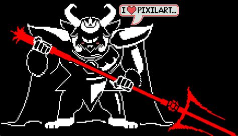 Pixilart - Undertale Asgore pixel art by appleade33