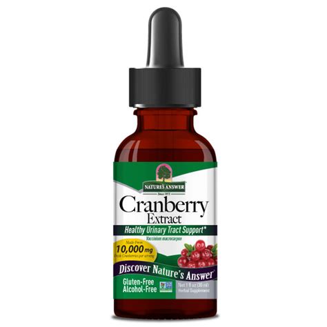 Cranberry Extract 1 OZ Alcohol Free | Order Cranberry Liquid Supplement ...