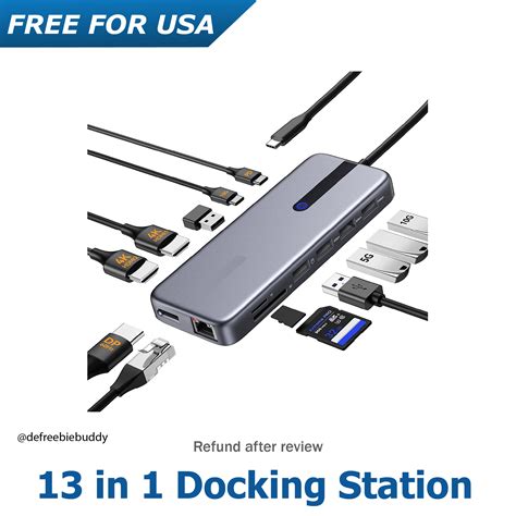 USB C Laptop Docking Station Dual Monitor $68.99, FREE FOR AMAZON USA PRODUCT TESTERS, DM Me If ...