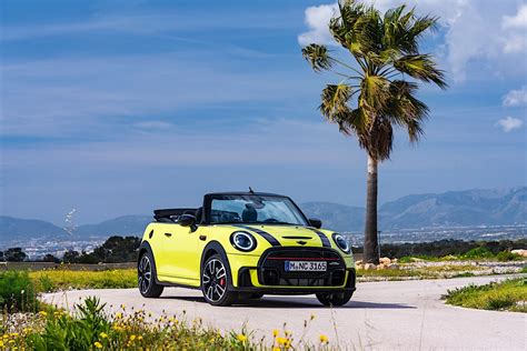 Facelifted MINI JCW Convertible unveiled with fresh looks and colors