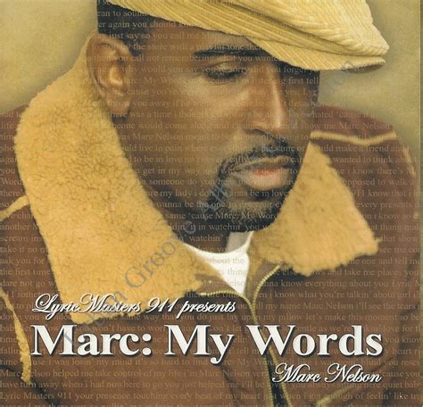 Urban Groove Album Collection: Marc Nelson - Marc : My Words (2007) R&B Male/Singer