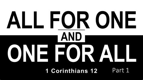 All for One and One for All, Part 1 (1 Corinthians 12) | Calvary Ventura